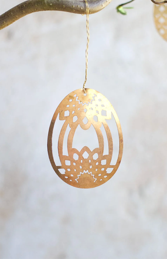 Dekoration ägg ornament, No 3