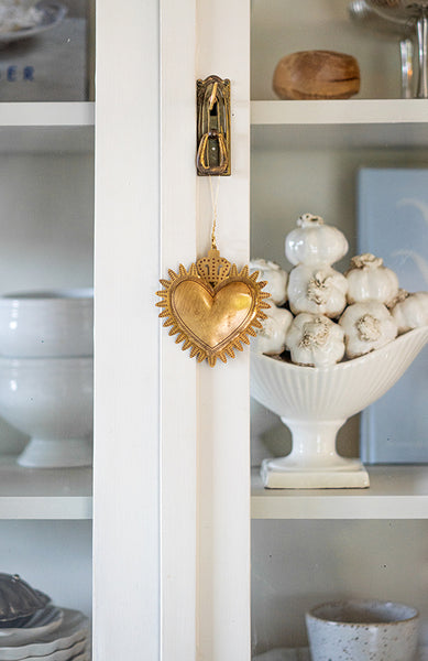 Juldekoration stort hjärta