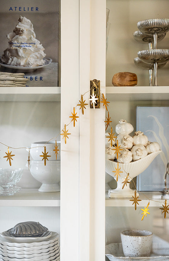 Stjärngirlang i mässing