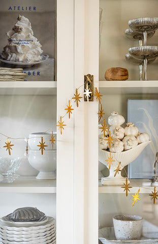 Stjärngirlang i mässing