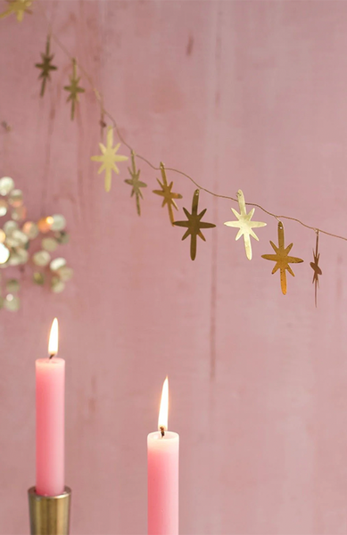 Stjärngirlang i mässing