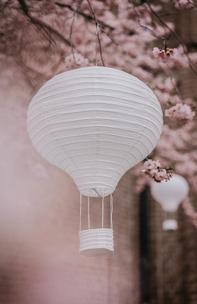 Luftballong i papper, vit